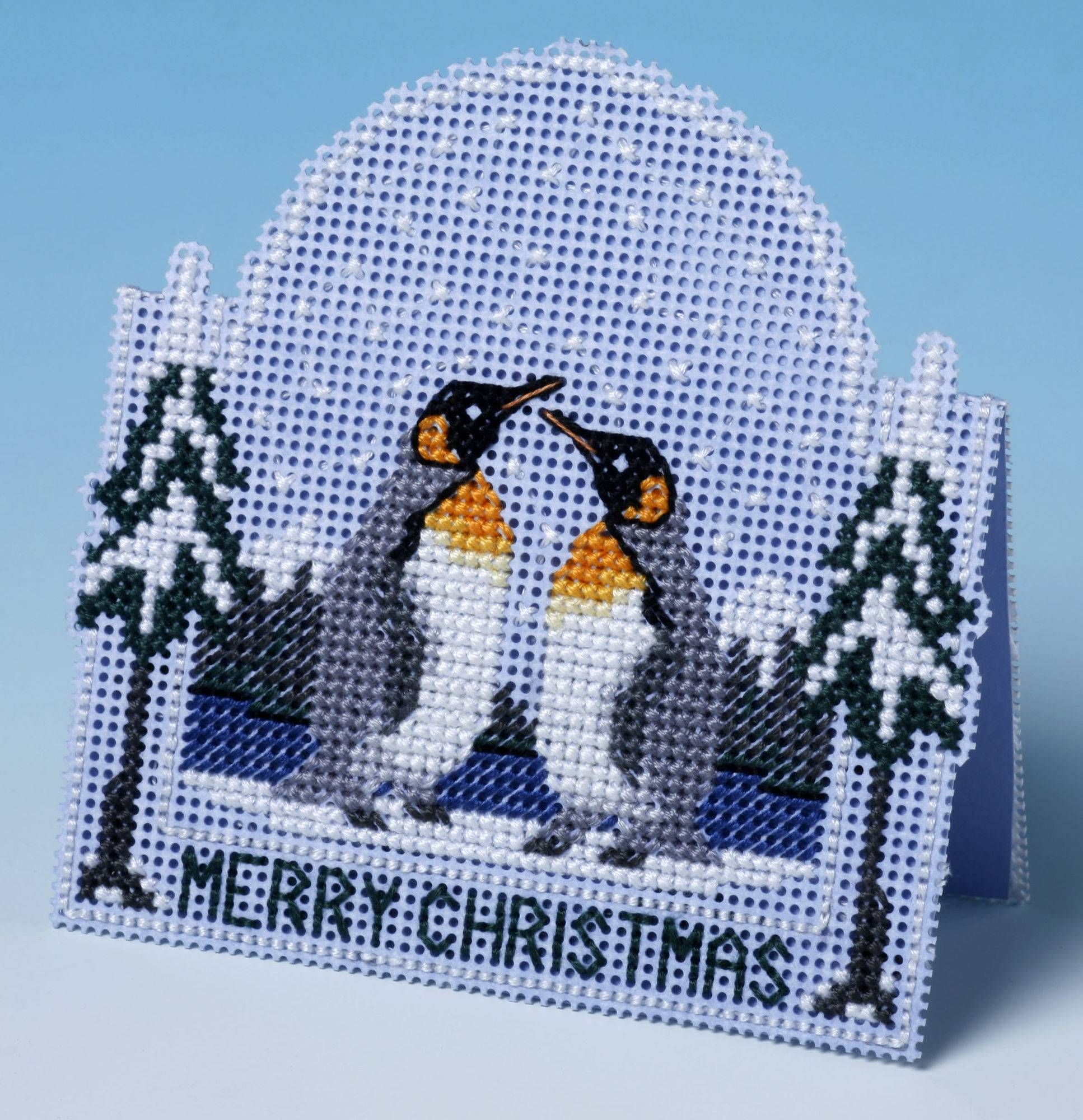 penguin christmas card