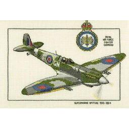 Supermarine Spitfire Cross Stitch Kit