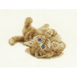 Kitten Playing Cross Stitch Kit