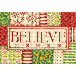 Believe Cross Stitch Kit