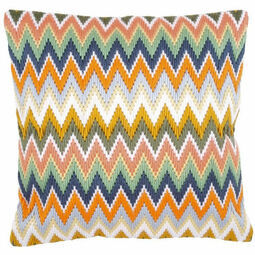 Zigzag Long Stitch Cushion Panel Kit