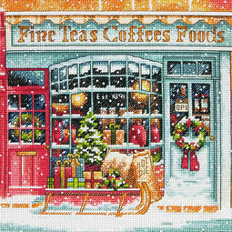 Coffee Shoppe Cross Stitch Kit