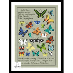 Kaleidoscope Of Butterflies Cross Stitch Kit
