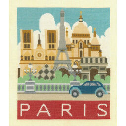 Paris Cityscapes Cross Stitch Kit