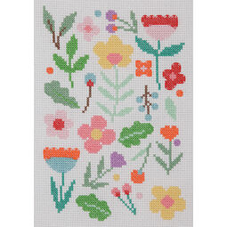 Floral Scatter Beginners Cross Stitch Kit