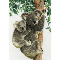 Koala Mum With Baby Cross Stitch Kit