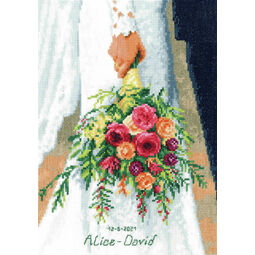 Bright Bridal Bouquet Cross Stitch Kit