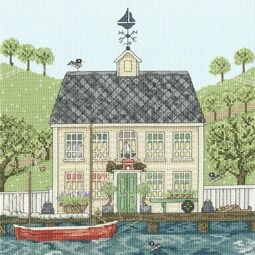 New England: The Captain's House Cross Stitch Kit