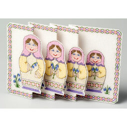 Summer Babushka De-Luxe 3D Cross Stitch Card Kit