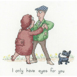 I Only Have Eyes For You Cross Stitch Kit