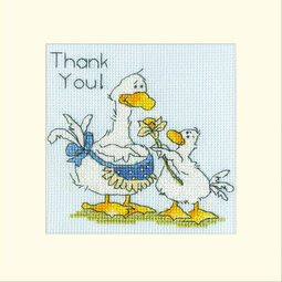 Thank You! Cross Stitch Card Kit