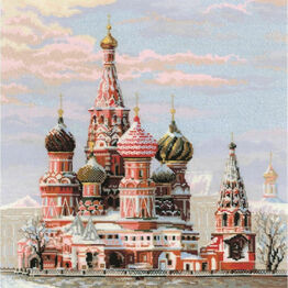St Basil's Cathedral Moscow Cross Stitch Kit
