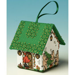 Red Riding Hood 3D Pantomime House Cross Stitch Kit