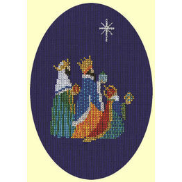 Three Kings Cross Stitch Christmas Card Kit