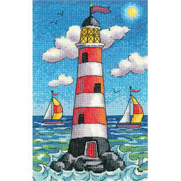 Lighthouse By Day Cross Stitch Kit