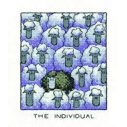 'The Individual' Sheep Cross Stitch Kit