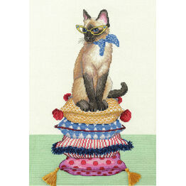 Cat Lady Cross Stitch Kit