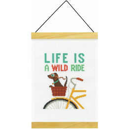 Wild Ride Banner Cross Stitch Kit