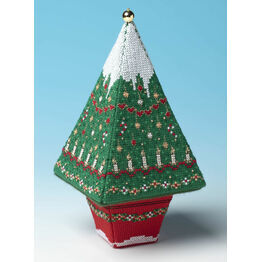Tall Christmas Advent Tree 3D Cross Stitch Kit
