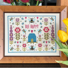 Bee Happy Cross Stitch Kit