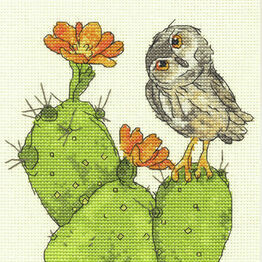 Prickly Owl Cross Stitch Kit
