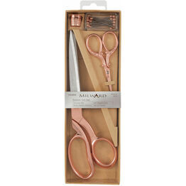 Rose Gold Scissors Gift Set