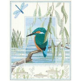 Wildlife - Kingfisher Cross Stitch Kit