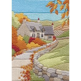 Autumn Cottage Long Stitch Kit