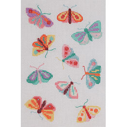 Moths & Butterflies Beginners Cross Stitch Kit