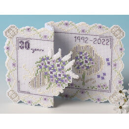 Pearl Variations De-Luxe 3D Cross Stitch Card Kit