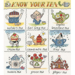 Know Your Tea Cross Stitch Kit