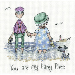 Happy Place Cross Stitch Kit