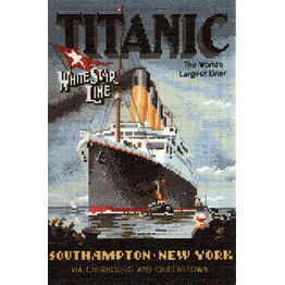 Titanic Cross Stitch Kit