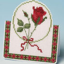 Red Rose Card 3D Cross Stitch Kit additional 2