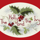 The Holly & The Ivy Christmas Cross Stitch Card Kit additional 1