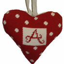 Red Alphabet Lavender Heart Tapestry Kit additional 4