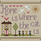 Home Is Where The Cat Is Cross Stitch Kit additional 2