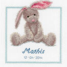 Cute Bunny Birth Sampler Cross Stitch Kit additional 1