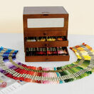 DMC Wooden Collectors Box With 150 Skeins Of Stranded Cotton Thread additional 1