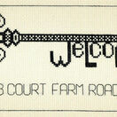 Vintage Welcome Key Cross Stitch Kit additional 1