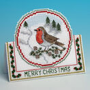 Christmas Robin Card 3D Cross Stitch Kit additional 2