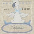 Goose With Bow Birth Record Cross Stitch Kit additional 2