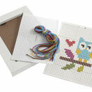 Owl Felt Cross Stitch Kit With Frame additional 2