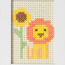 Lion Felt Cross Stitch Kit With Frame additional 1