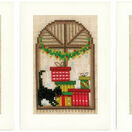 Christmas Atmosphere Cat Themed Cross Stitch Card Kits (Set of 3) additional 2