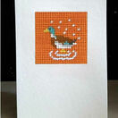 Fred The Mallard Mini Beadwork Embroidery Card Kit additional 1