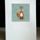 Foxy Whiskers Mini Beadwork Embroidery Card Kit additional 1