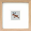 Rudolf The Reindeer Mini Beadwork Embroidery Christmas Card Kit additional 2