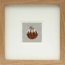 Christmas Pudding Mini Beadwork Embroidery Christmas Card Kit additional 2