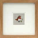 Stanley The Robin Mini Beadwork Embroidery Christmas Card Kit additional 2